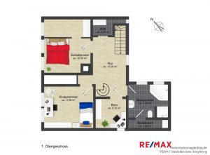 Grundriss 1. Obergeschoss