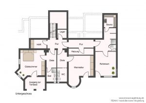 Grundriss Untergeschoss