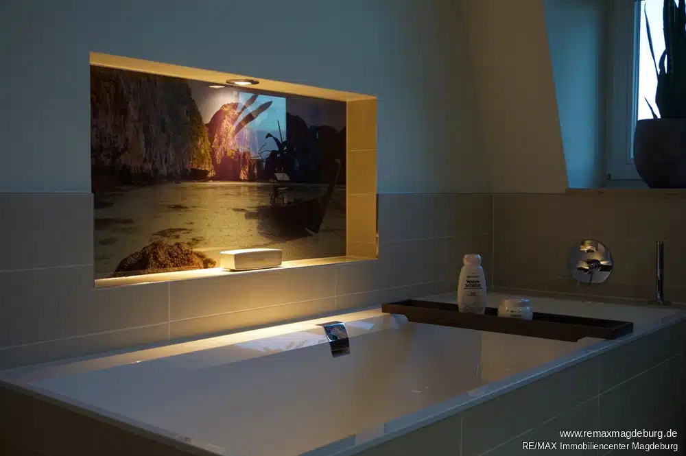 Lichtdetail im Badezimmer