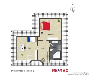 Dachgeschoss Wohnhaus 2