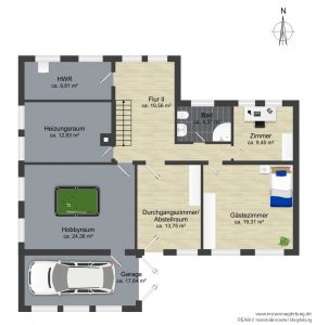 Grundriss Souterrain