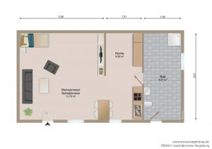 Grundriss Einliegerwohnung
