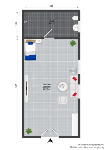 Grundriss Einliegerwohnung