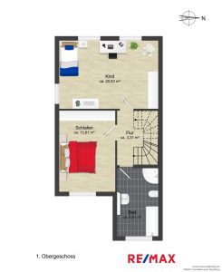 Grundriss 1. Obergeschoss