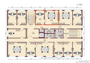 Grundriss Büro
