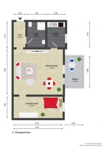 Grundriss 3.Obergeschoss
