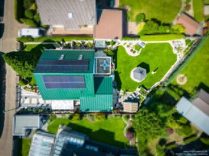 Grundstück von Oben