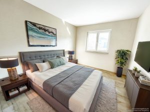 Schlafzimmer staged