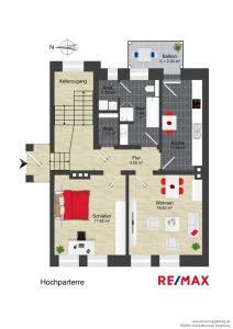 Grundriss Hochparterre