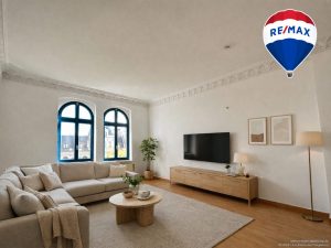 Wohnen durch KI möbliert