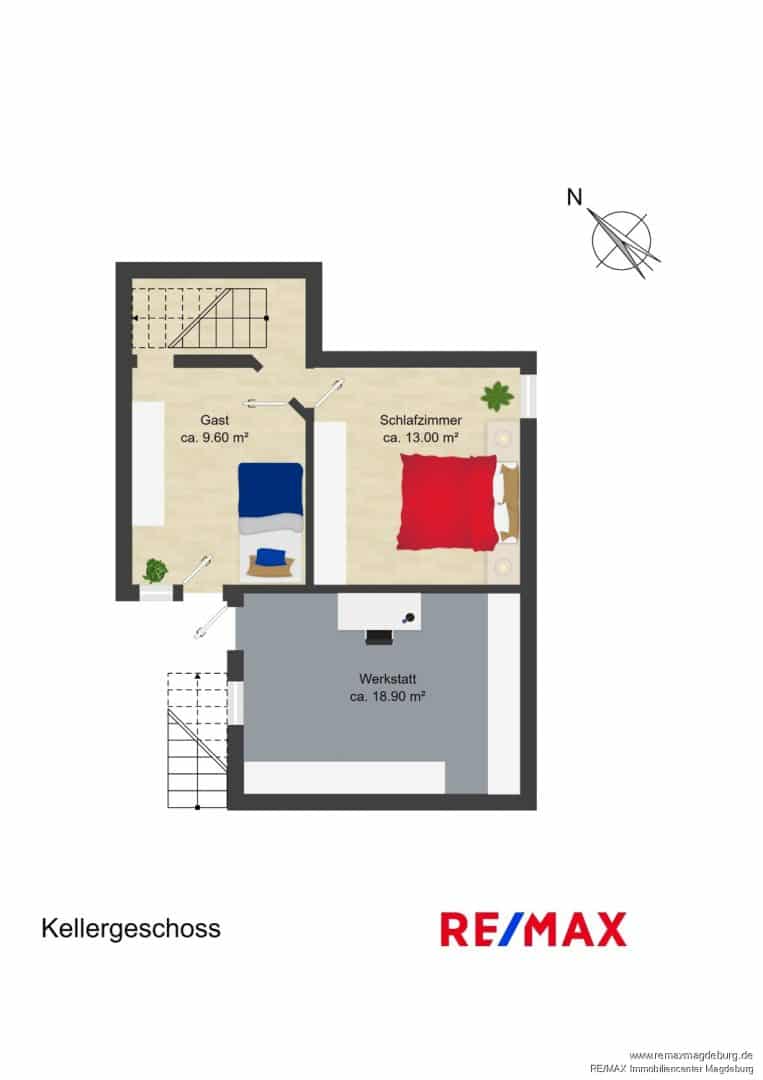 Grundriss Keller unbemaßt