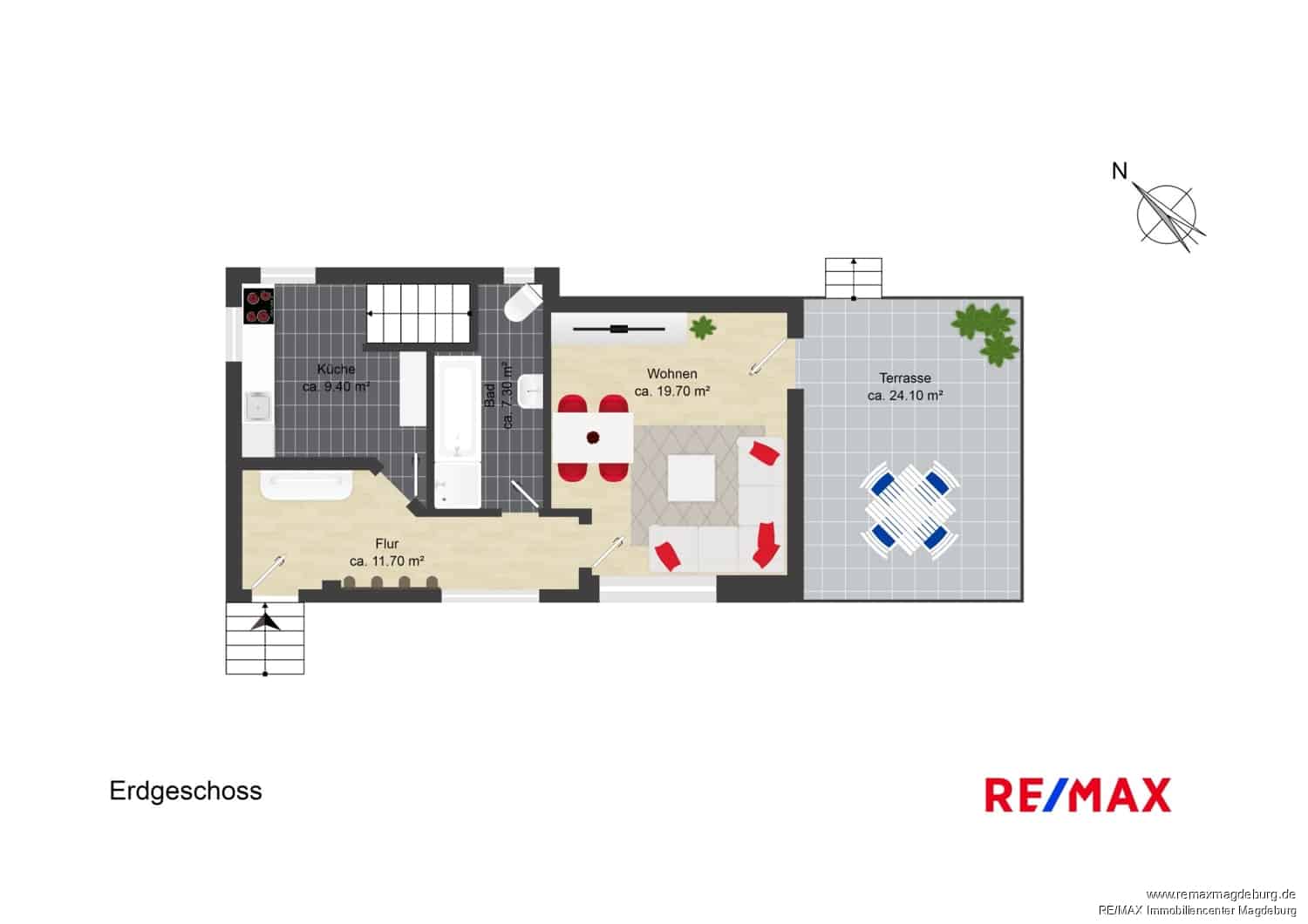 Grundriss EG unbemaßt