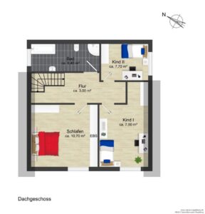 Grundriss Dachgeschoss