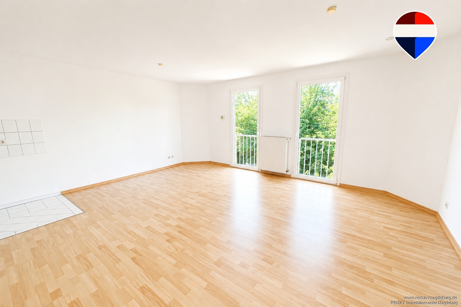 Helle 2-Zimmer-Wohnung in Niederndodeleben – Perfekt für Singles oder Paare - Foto 1