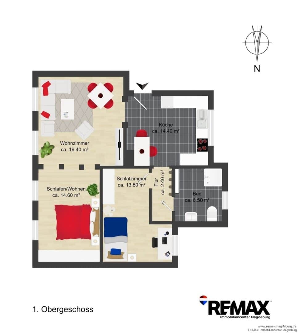 Grundriss 1.Obergeschoss