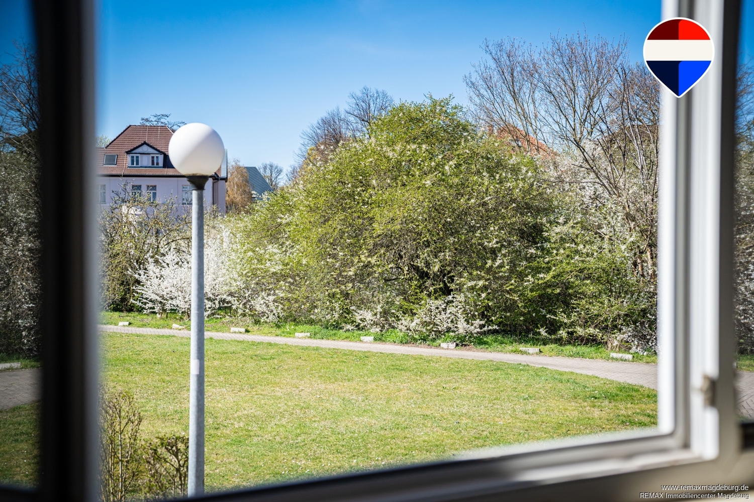Schlafzimmerausblick