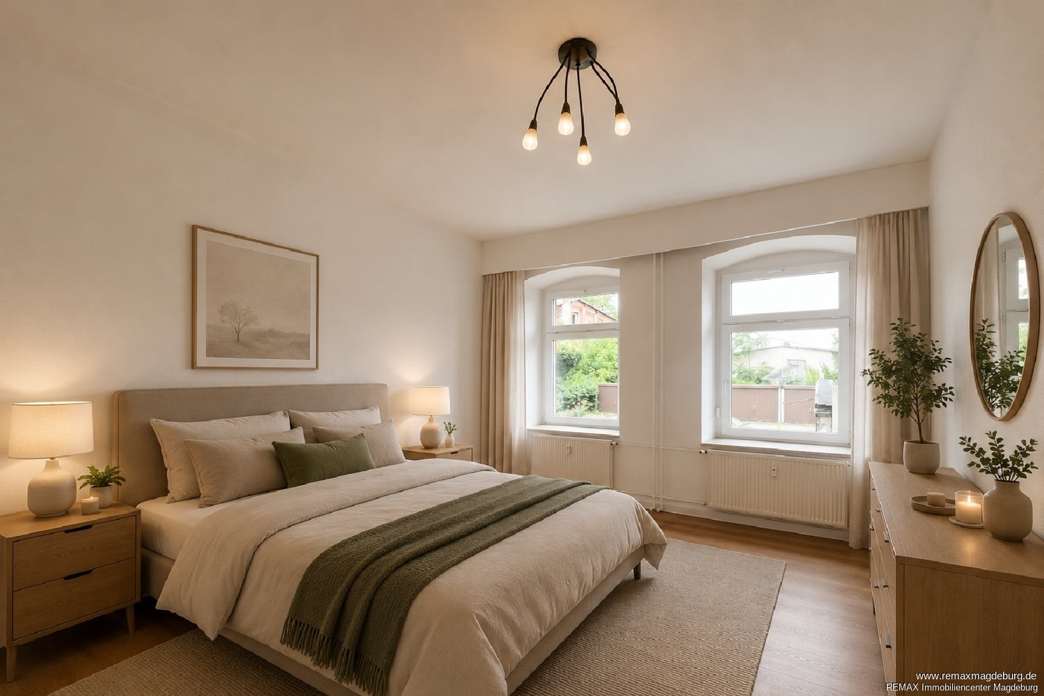 Schlafzimmer KI generiert