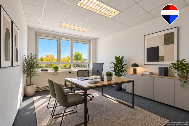 Büro 1 - Virtuell möbliertes Beispiel